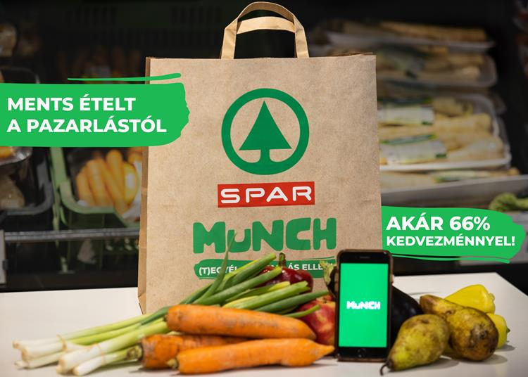 Országszerte minden SPAR-ban és INTERSPAR-ban elérhető a Munch-ételmentés